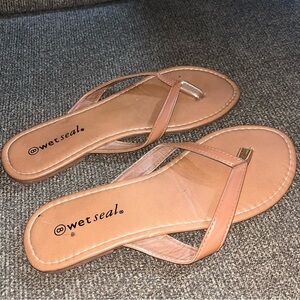Brown sandals